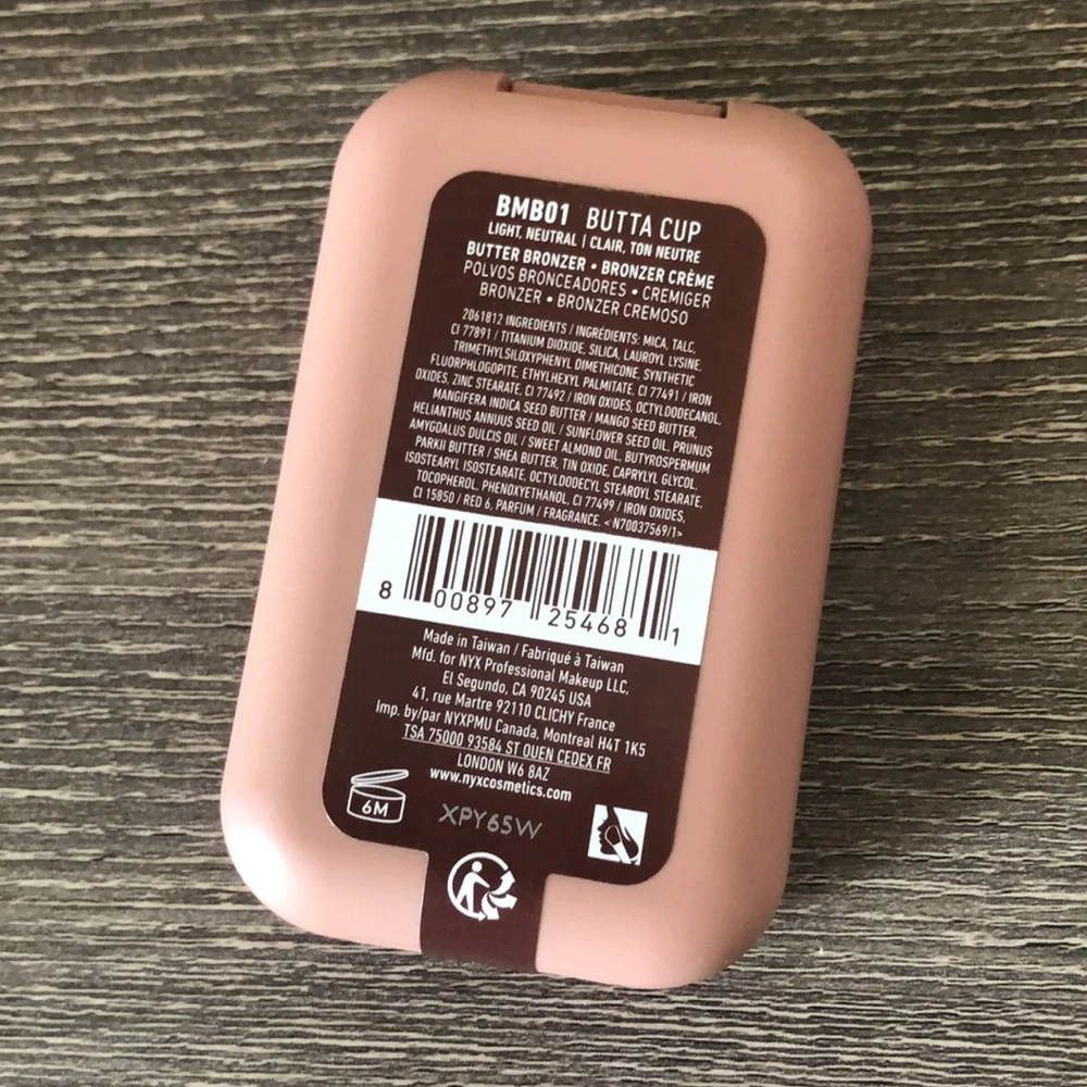 ❤️$9 NWT NYX Professional Makeup Buttermelt Bronzer Butta Cup 5g
